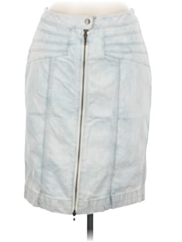 Pilcro and the Letterpress Denim Skirt (view 1)