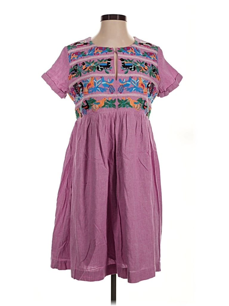 Pre-owned Roller Rabbit Casual Dress In Purple
