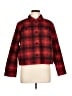 J.Jill 100% Polyester Red Jacket Size Lg Petite - photo 1