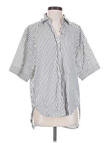 b + ab Short Sleeve Button-Down Shirt (view 1)