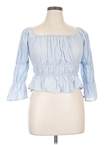 WAYF 3/4 Sleeve Blouse (view 1)