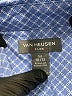 Van Heusen Chevron-herringbone Blue Long Sleeve Button-Down Shirt Size 10 - 12 - photo 3