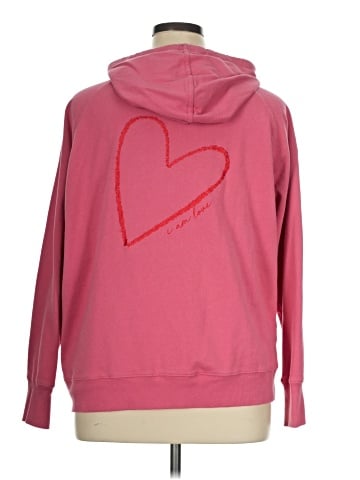 Peace Love World Pullover Hoodie (view 2)