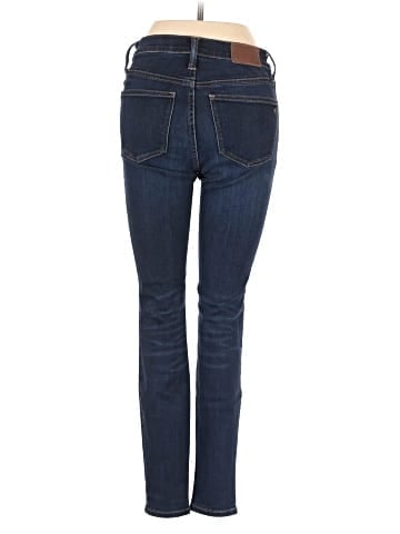 Madewell 9" Mid-Rise Skinny Jeans in Larkspur Wash: TENCEL&trade; Denim Edition (view 2)