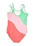 Old Navy Color Block Pink One Piece Swimsuit Size 8 - photo 2