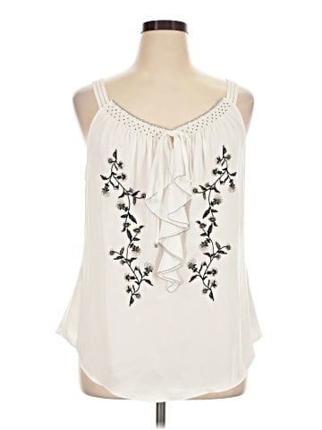 White House Black Market Sleeveless Blouse (view 1)