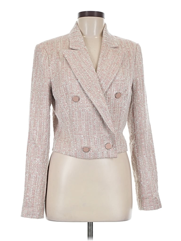 Pre-owned Guess Blazer Jacket In Ivory