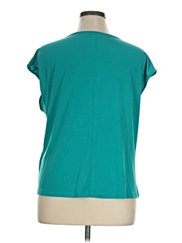 INC International Concepts Short Sleeve Blouse (view 2)