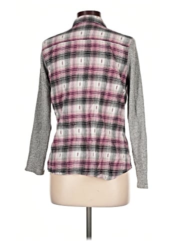 Maurices 3/4 Sleeve Button-Down Shirt (view 2)