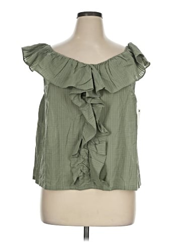 Terra & Sky Sleeveless Blouse (view 1)