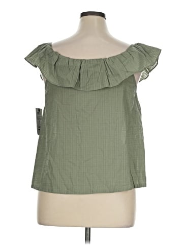 Terra & Sky Sleeveless Blouse (view 2)