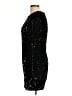 Forever 21 100% Polyester Stars Black Cocktail Dress Size L - photo 5