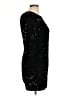 Forever 21 100% Polyester Stars Black Cocktail Dress Size L - photo 4