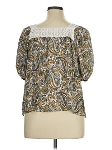 Counterparts Short Sleeve Blouse (view 2)