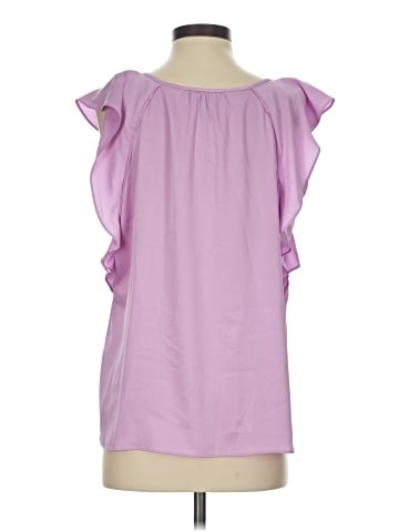 White House Black Market Short Sleeve Blouse (view 2)