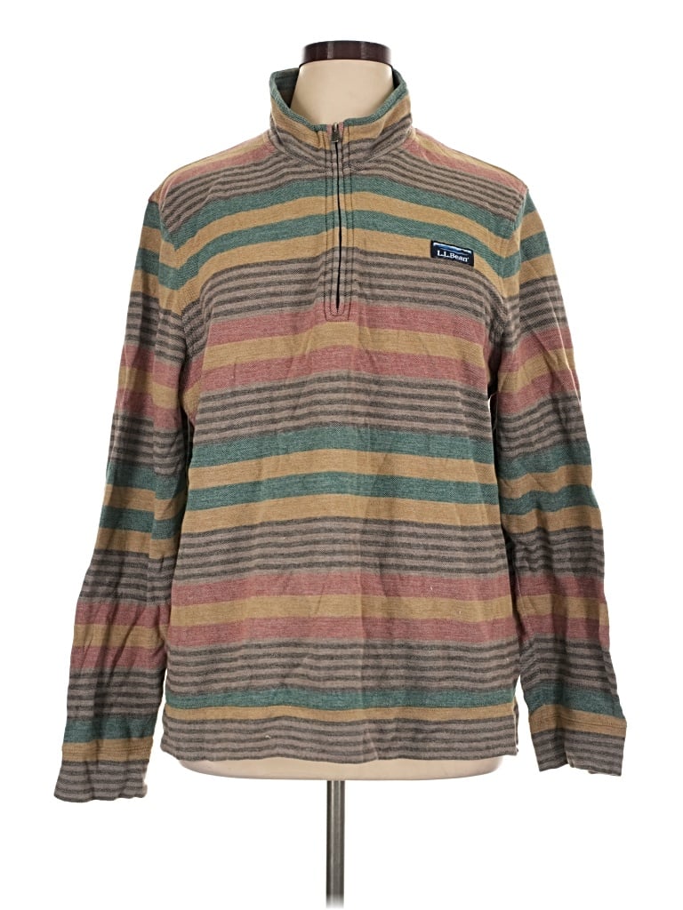 Pre-owned L.l.bean Pullover Sweater In Brown