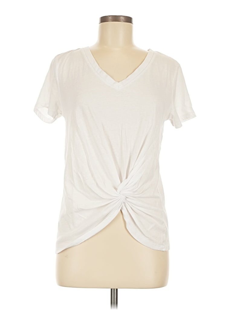 Pre-owned Z Supply Short Sleeve T-shirt In Ivory