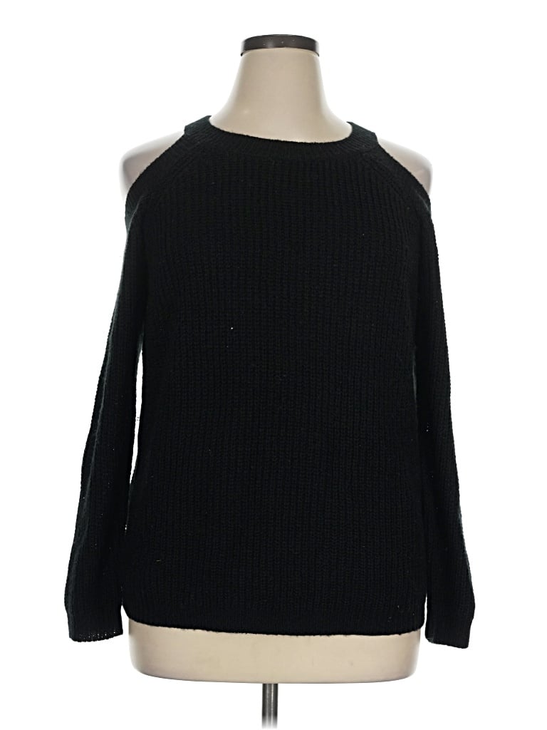 Pre-owned Pink Clover Pullover Sweater In Black