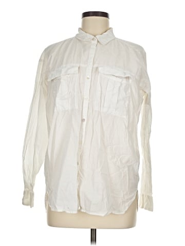 Forever 21 Long Sleeve Button-Down Shirt (view 1)