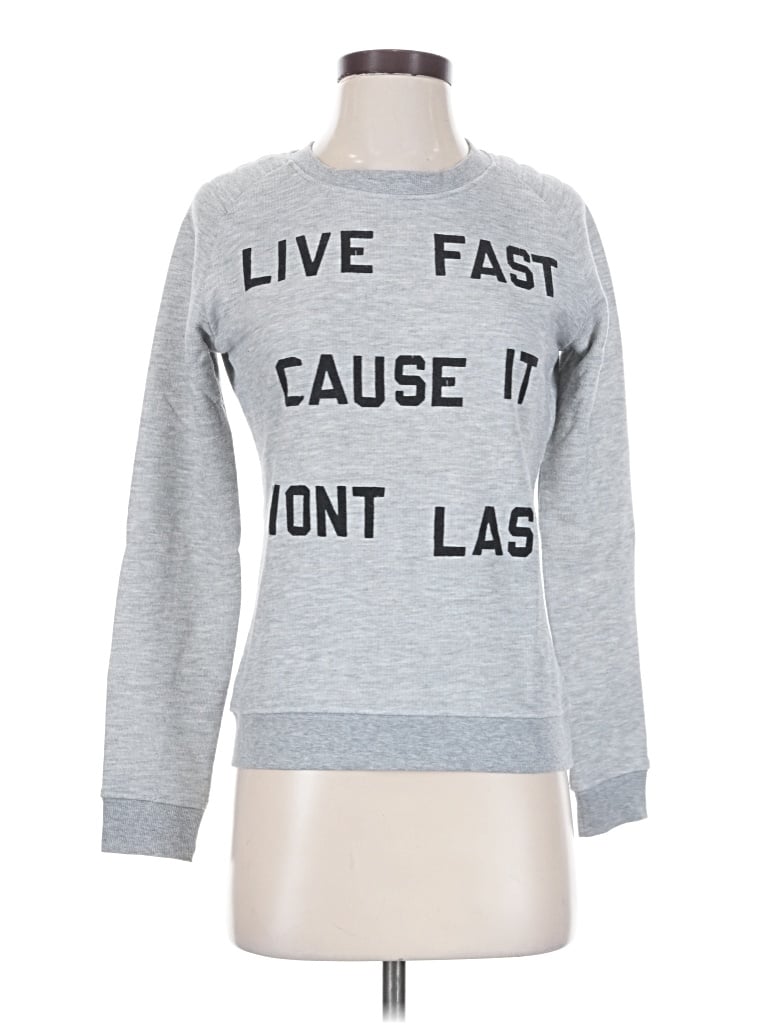 Pre-owned Zoe Karssen Sweatshirt In Gray