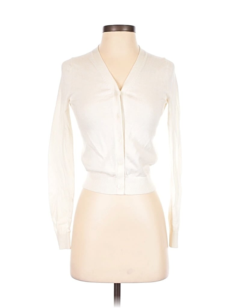 Pre-owned Sunday Best Cardigan Sweater In Ivory
