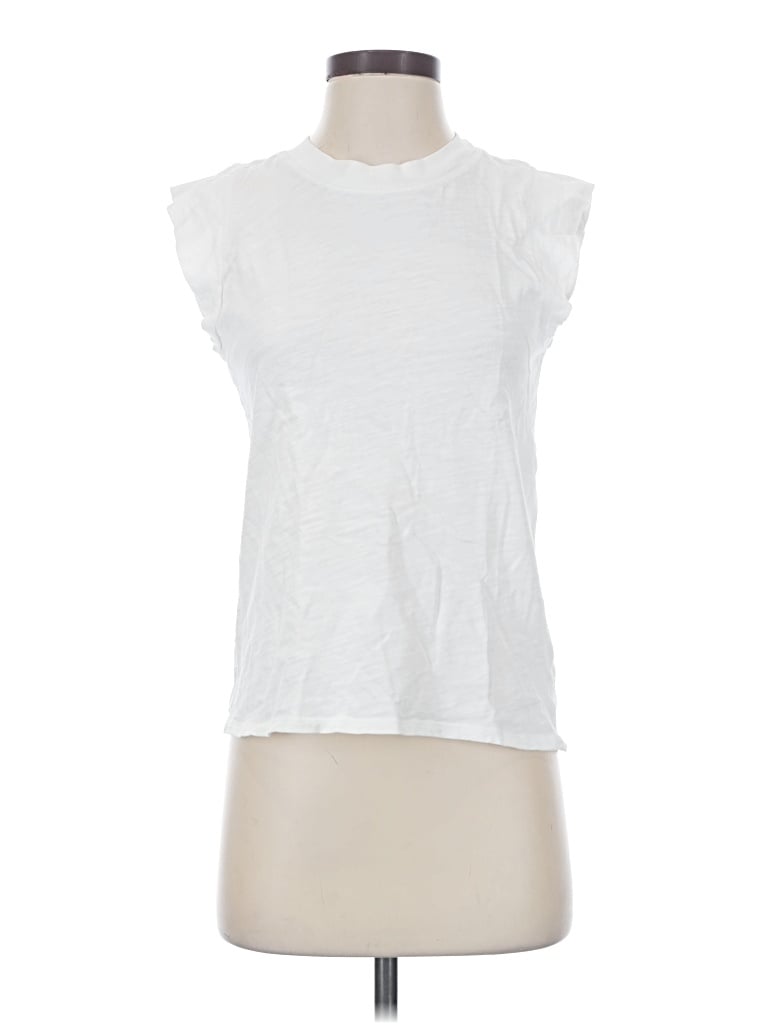 Pre-owned Nation Ltd Sleeveless Blouse In White