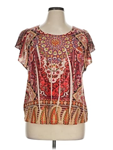 Live and Let Live Short Sleeve Blouse (view 1)
