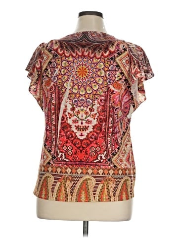 Live and Let Live Short Sleeve Blouse (view 2)