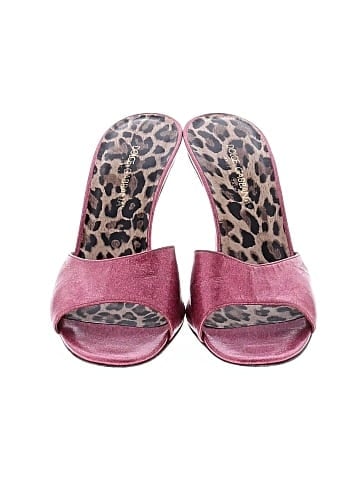 Dolce & Gabbana Vintage Glitter Mules (view 2)