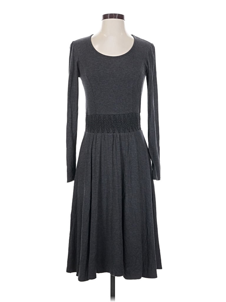 Pre-owned Bordeaux Casual Dress In Gray