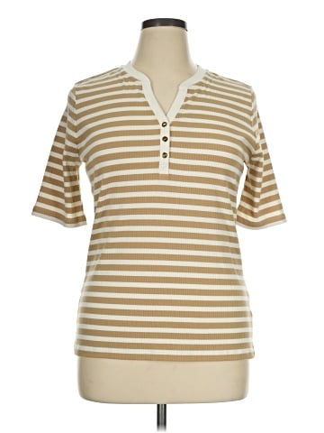 Lauren by Ralph Lauren Short Sleeve Top (view 1)