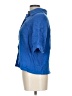 Shein 100% Polyester Blue 3/4 Sleeve Blouse Size 12 - photo 5