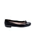 Prada 100% Leather Black Flats Size EU 37 1/2 - photo 1