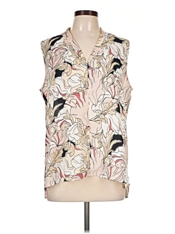 Ann Taylor Factory Sleeveless Button-Down Shirt (view 1)