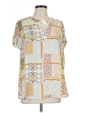 Pleione Short Sleeve Blouse (view 1)