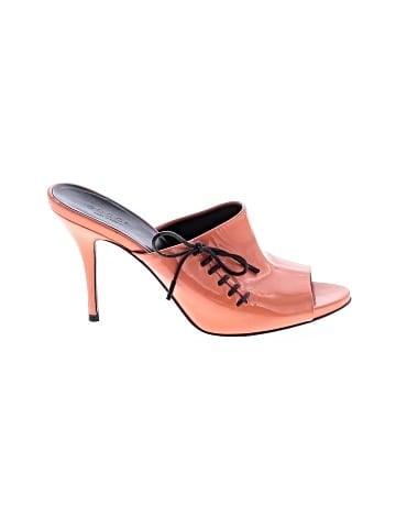 Gucci Patent Leather Lace Up Mules (view 1)