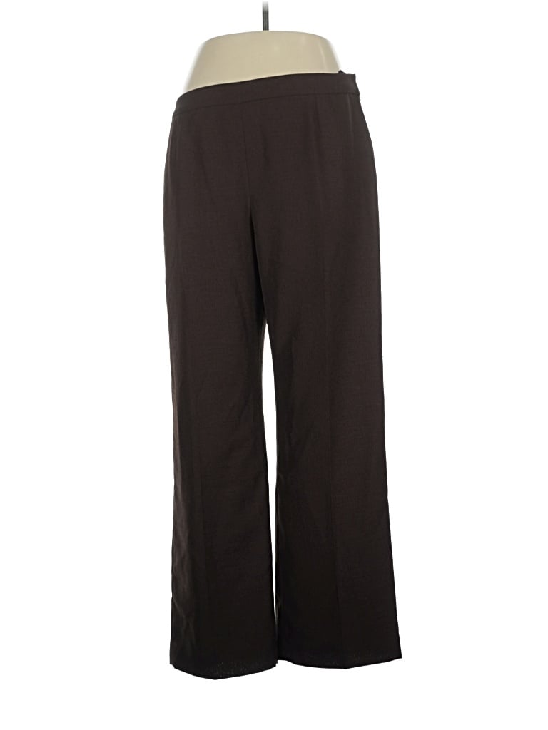 Pre-owned Le Suit Dress Pants In Brown