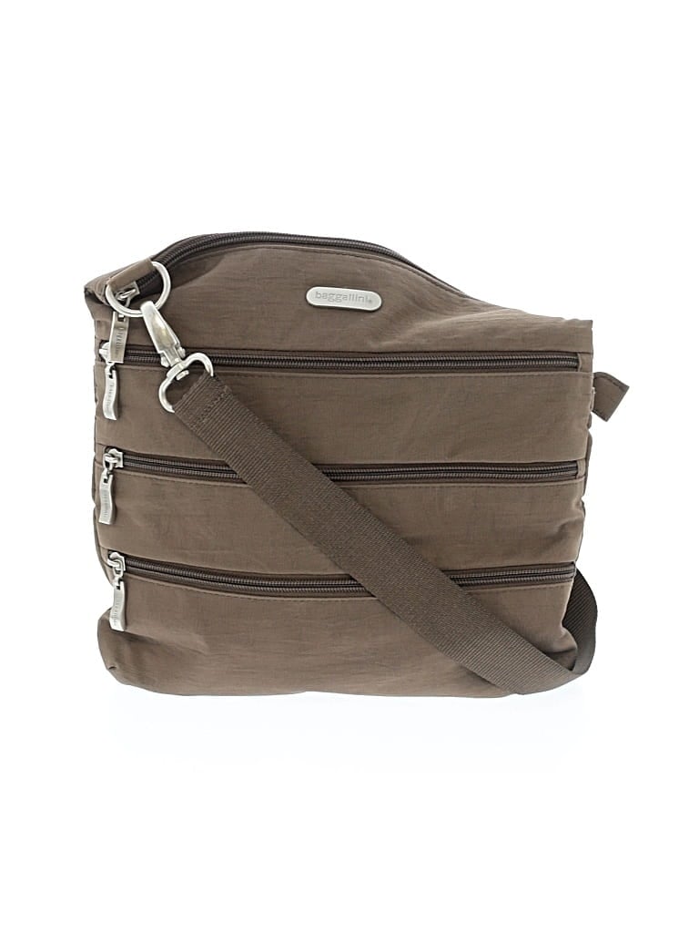 Pre-owned Baggallini Crossbody Bag In Brown