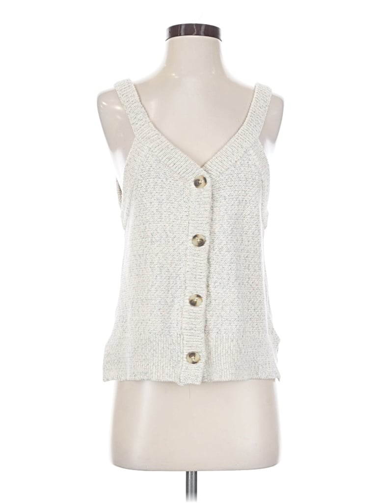 Madewell Sleeveless Blouse In Ivory