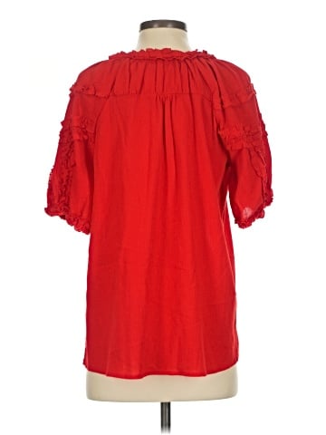 MULTIPLES Short Sleeve Blouse (view 2)