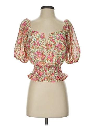 Flying Tomato Short Sleeve Blouse (view 1)
