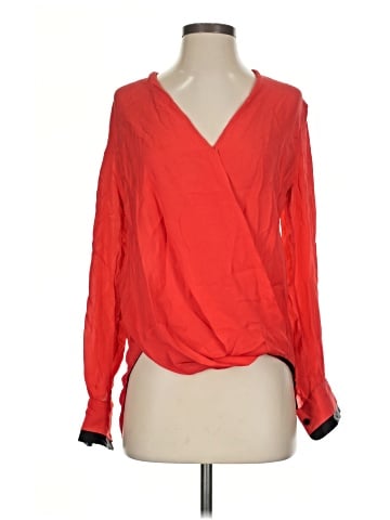 Rag & Bone Long Sleeve Silk Top (view 1)