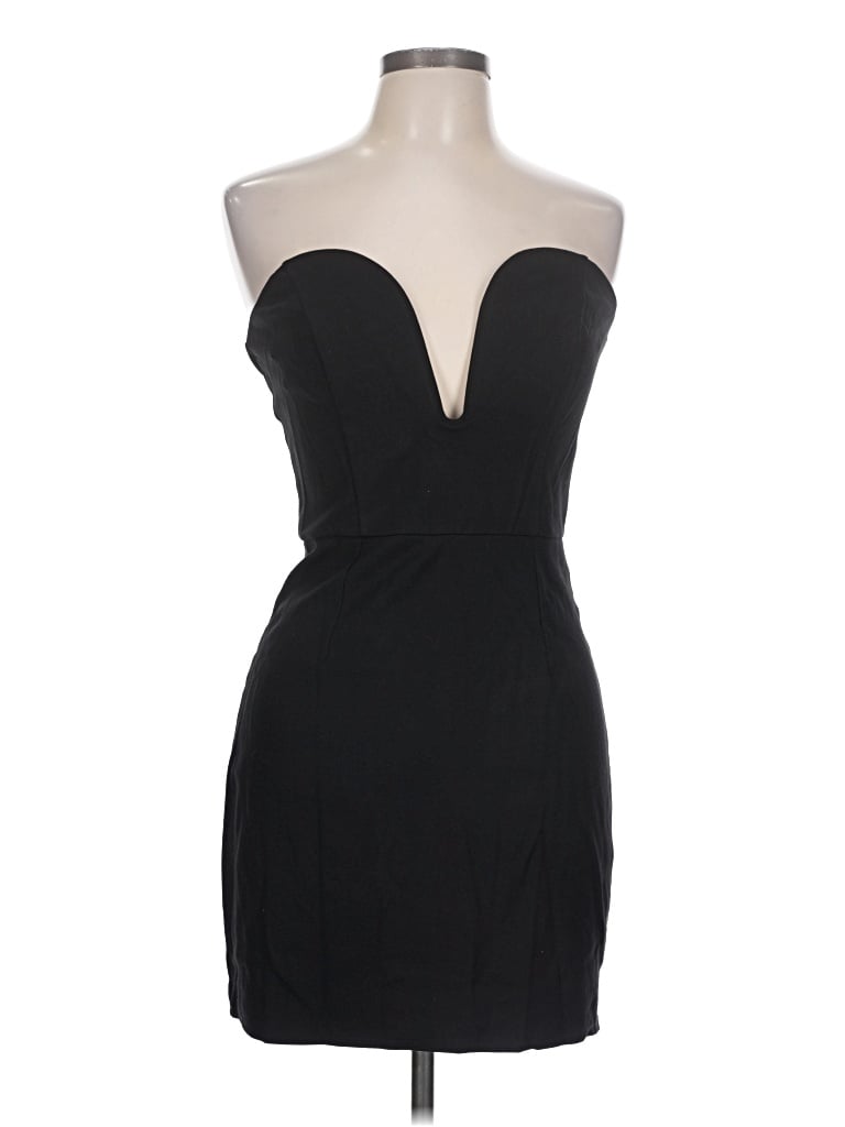 Pre-owned Mine Cocktail Dress In Black