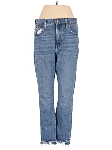 Madewell The High-Rise Slim Boyjean in Melbourne Wash (view 1)