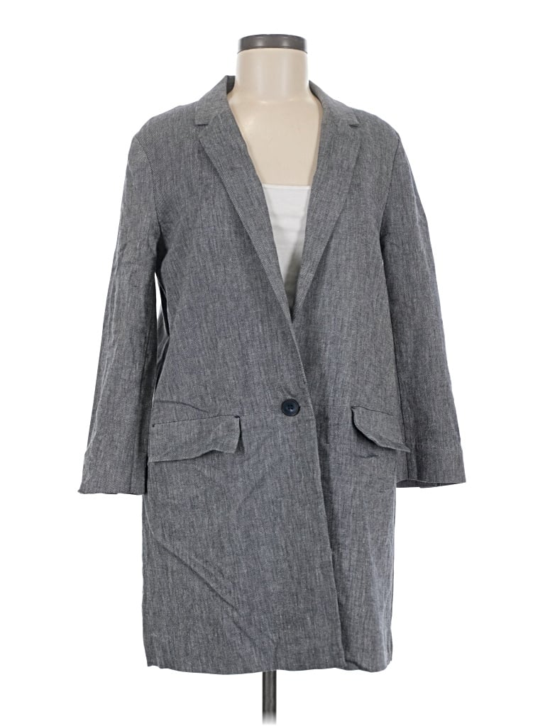 Pre-owned Cartonnier Coat In Gray