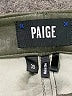 Paige 100% Leather Green Jeans Size 30 waist - photo 7