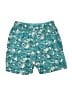 Cat & Jack 100% Recycled Polyester Tropical Teal Board Shorts Size L (kids) - photo 1