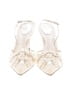 Rene Caovilla 100% Lace Ivory White Heels Size EU 41 - photo 2