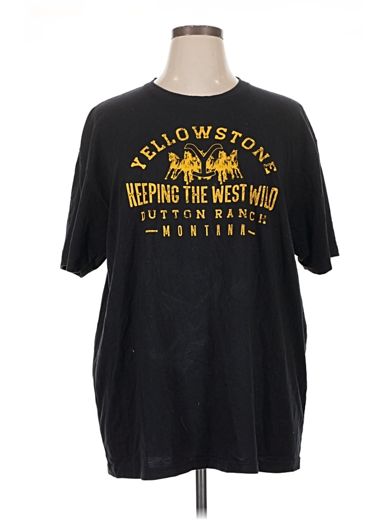 Pre-owned Next Level Apparel Short Sleeve T-shirt In Black