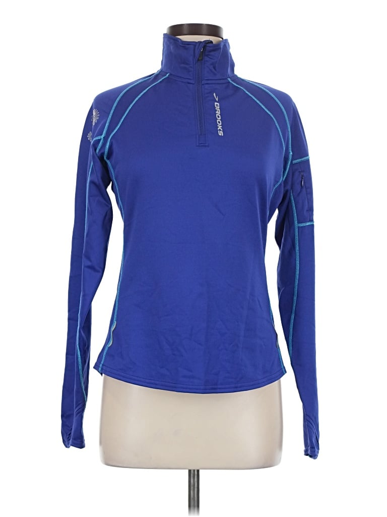 Pre-owned Brooks Pullover Sweater In Blue